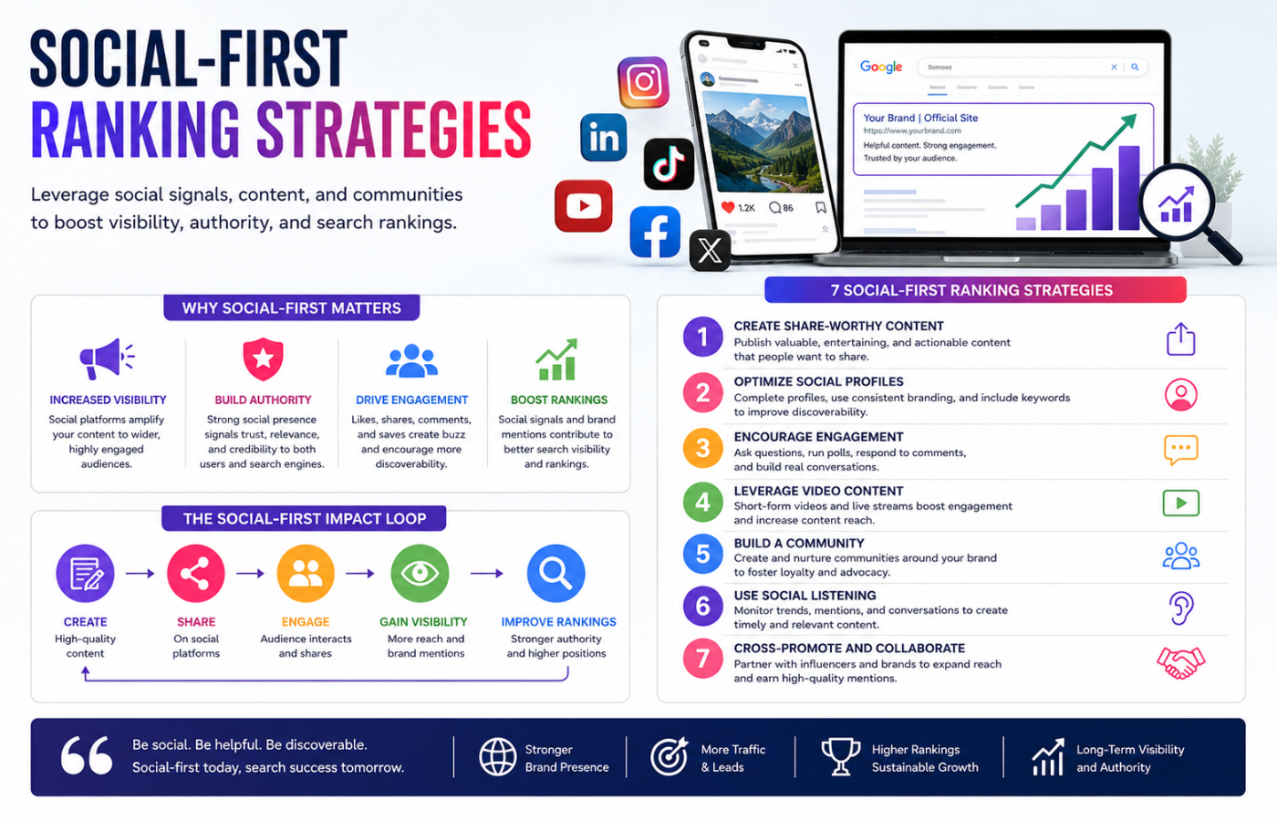 Social-First Ranking Strategies