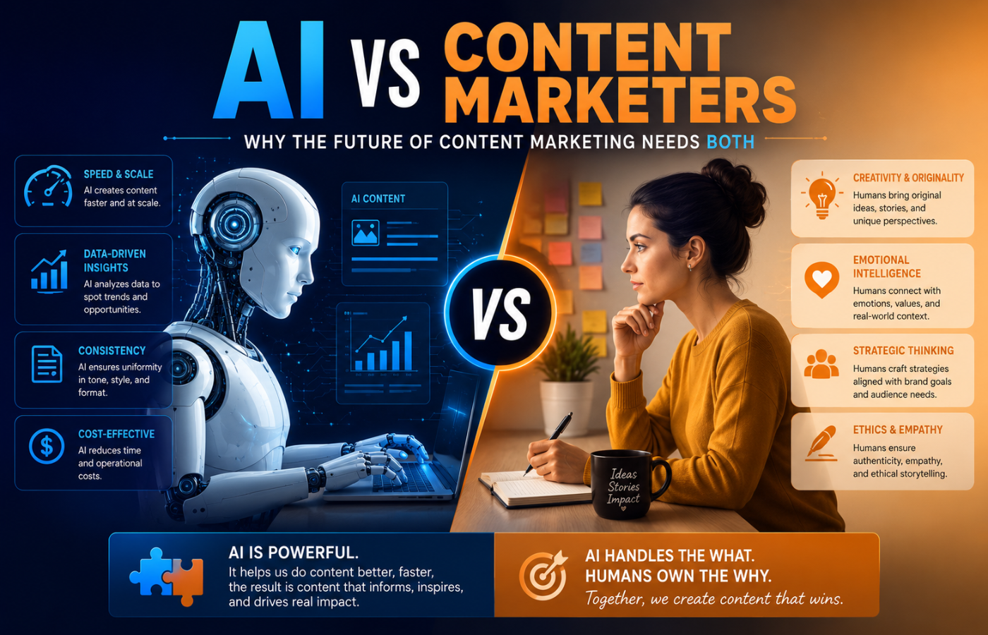 ai vs content marketers