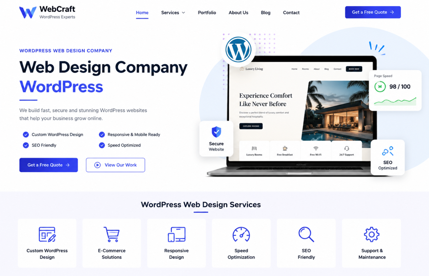 web design company wordpress